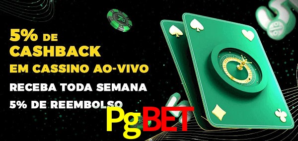 Promoções do cassino ao Vivo Pgbet